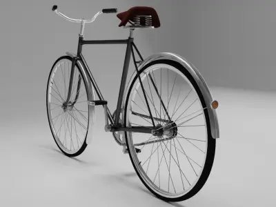Bicycle Free 3D model 2
