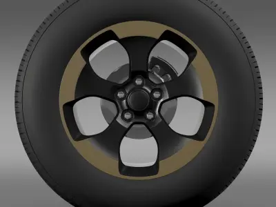 Jeep Wrangler Dragon Edition 2014 wheel 3D model