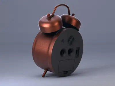 Antique clock 3D model