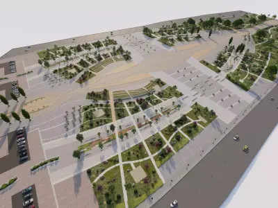 park-public park-Private Park Landscape Urban 3D model order