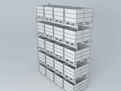 racking construction Free 3D model