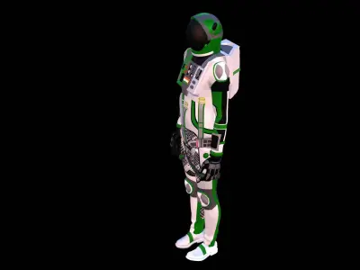 Astronaut Spacesuit India 3D model