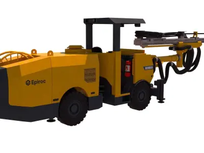Boomer Epiroc T1 Low-poly 3D model