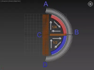 High Voltage Directional Amplitude Wave Hull Loop - Concept 3D model