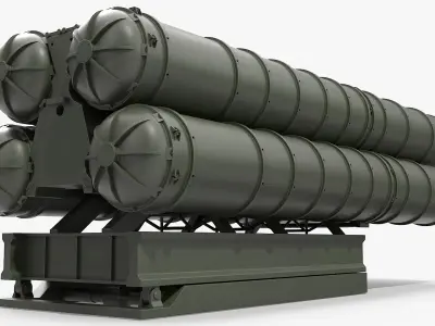 Tactical Air Defense Module Green 3D model
