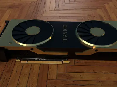 TITAN RTX 3D model