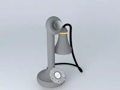 Candlestick Telephone Free 3D model