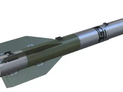  Blue Arrow 11  Air-to-Surface-Missile 3D model
