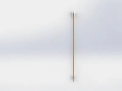 arrow wooden Free low-poly 3D model
