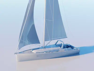 Sailboat 3D model