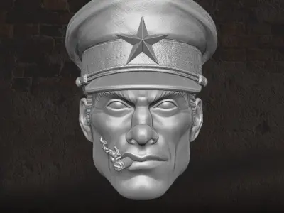 Colonel Brekhov Fan Art Kit 3D printable File For Action Figures 3D print model