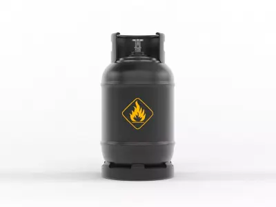 Gas Cylinders 3D model purchase