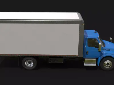 International eMV Box Electric Truck 3D model