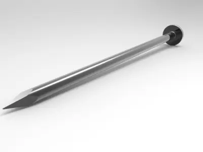 Nail 2 8 x70 mm 3D model
