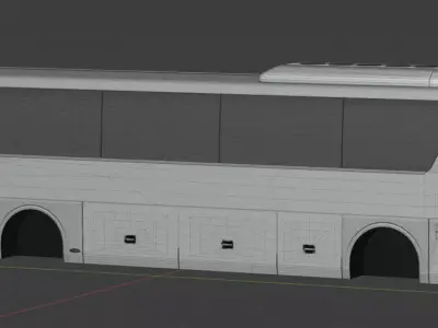 Hyundai Universe Noble South America Variant 3D model