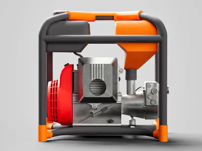 Holmatro GasPetrol Duo Pump SR 20 PC 2 Low-poly 3D model