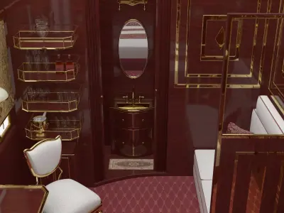 Sleeping Car Orient Express 3D model
