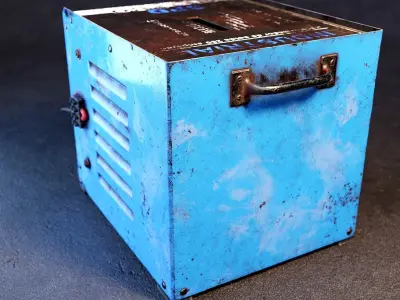 Old Welding Machine 01 3D model