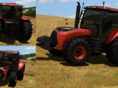 Tracktor 3D model