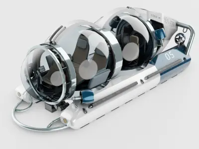 Aurora Mini Submarine 3D model