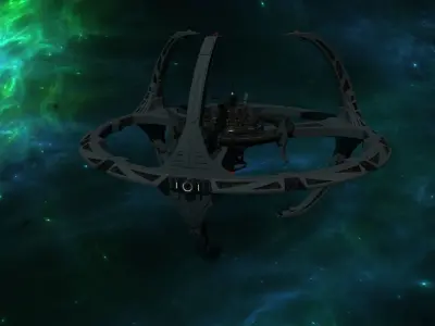 SCI-Fi DeepSpace StarTrek 3D model