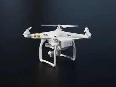 DJI Phantom 3 Pro 3D model