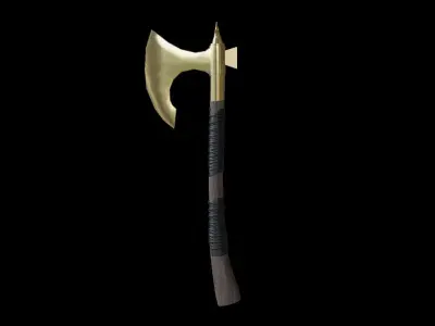 Axe Viking Axe Warrior Axe Medieval Knight Axe War Axe 3D Model 3D model