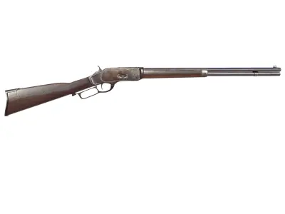 Winchester 1873  Low-poly 3D model