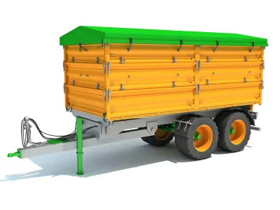 Farm Equipment Collection 3D Model Pack