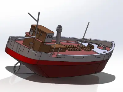 RUSUMAT ship 3D print model