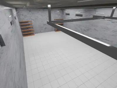 Warehouse loft 3D model purchase