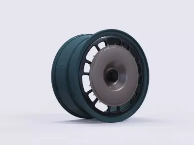 Rims aero green 3D model