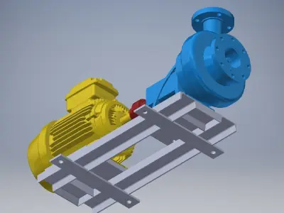 centrifugal pump 3d model  3D model