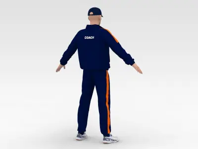 Cricket Coach V2 3D model