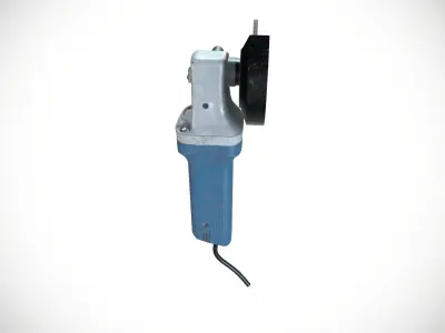 Electric Grinding Machine Low-poly 3D model