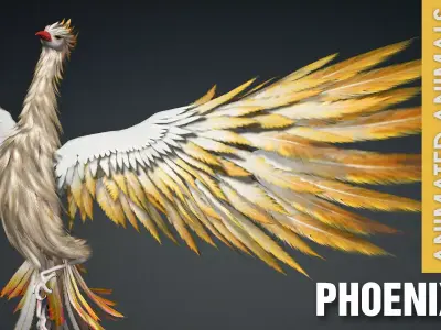Phoenix B3 Free low-poly 3D model