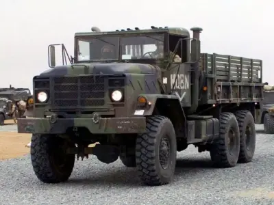 Miltery truck Low-poly 3D model