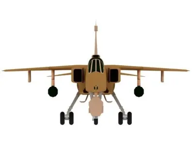 Plane Bajaguar Free 3D model