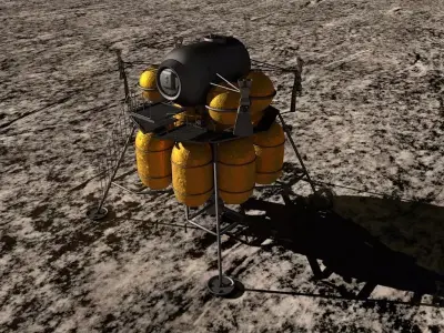 NASA Artemis lunar lander Free 3D model