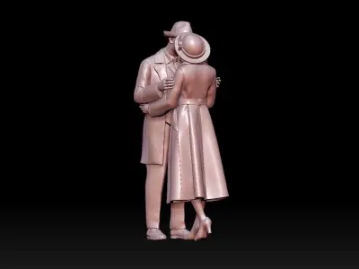 man woman  3D print model