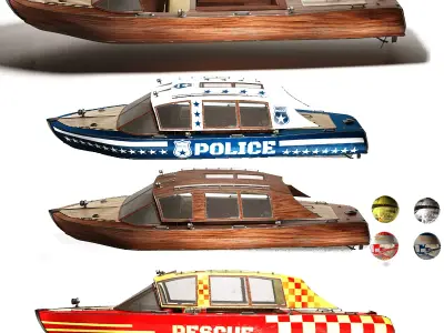 Camper of Sea Vol01  HACKERBOAT 3D model