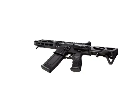 RIFLE DDM4 PDW 3D model