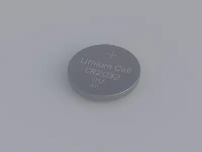 CMOS Battery Low-poly 3D model