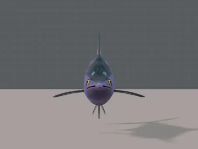 Fish V04 Low-poly 3D model