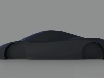 Car Body Concept 1 Free 3D model