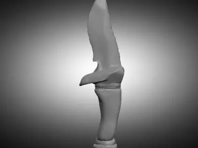 Knife shark 3D model