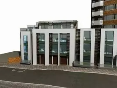Multi Residential 3D model 11