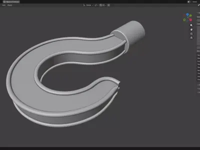 Crane Hook 3D print model