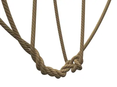 Rope Wire 3D model