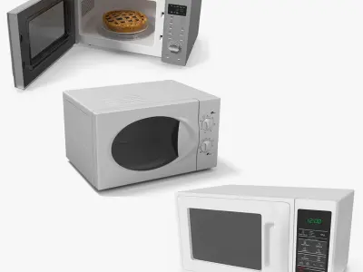 Microwave Ovens Generic Collection 2 3D model